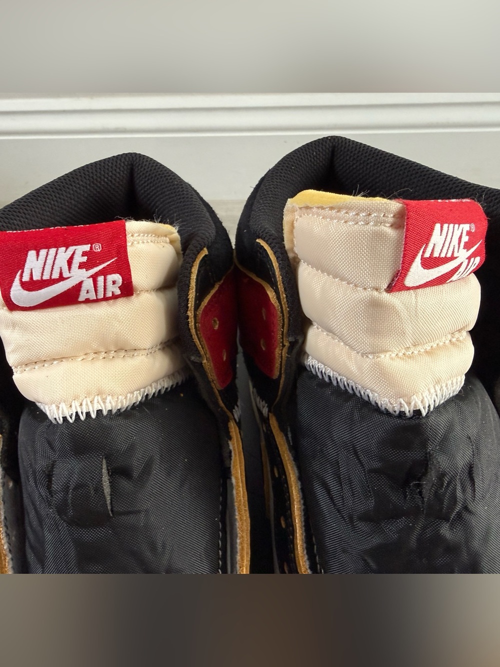 Fragment Union LA Air Jordan 1 Retro High Varsity Red IO7847-002 Black Royal 12 - Picture 5 of 12